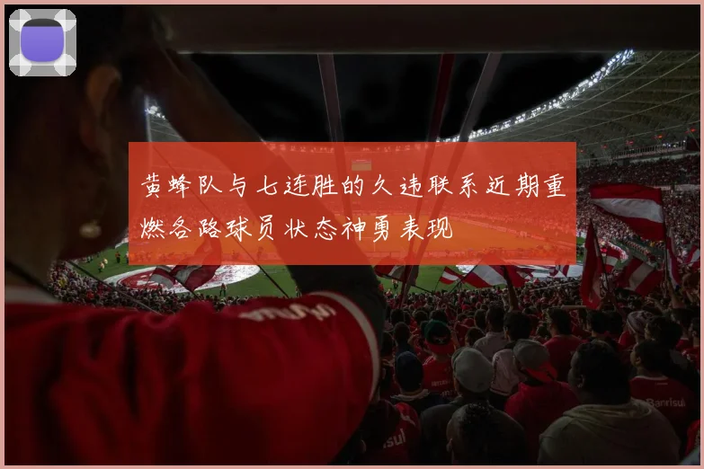 黄蜂队与七连胜的久违联系近期重燃各路球员状态神勇表现